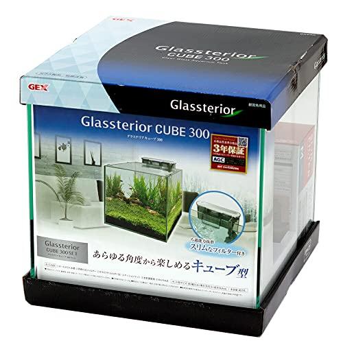Gex Aquarium グラステリアキューブ300セット スリムフィルター付属 水槽3年保証フレームレス水槽w30 D30 H30cm 約24l S 28 Kagehisa 通販 Yahoo ショッピング