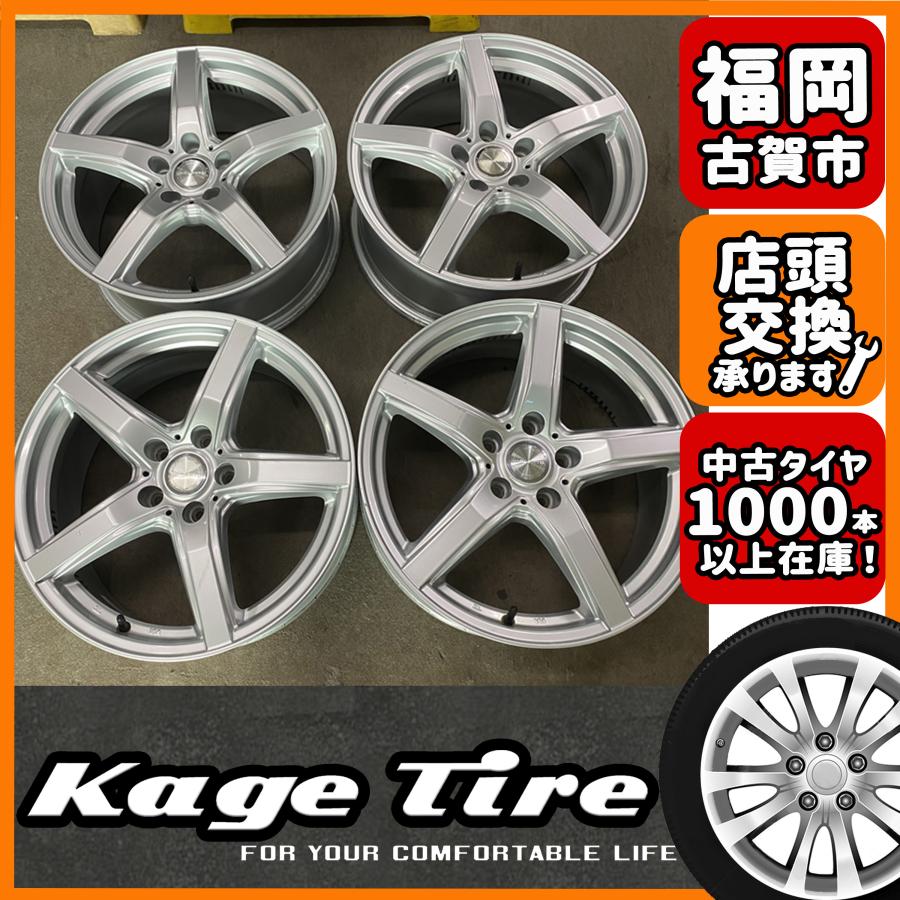 中古ホイール】VIOLENTO 18インチ ハリアー エクストレイル 