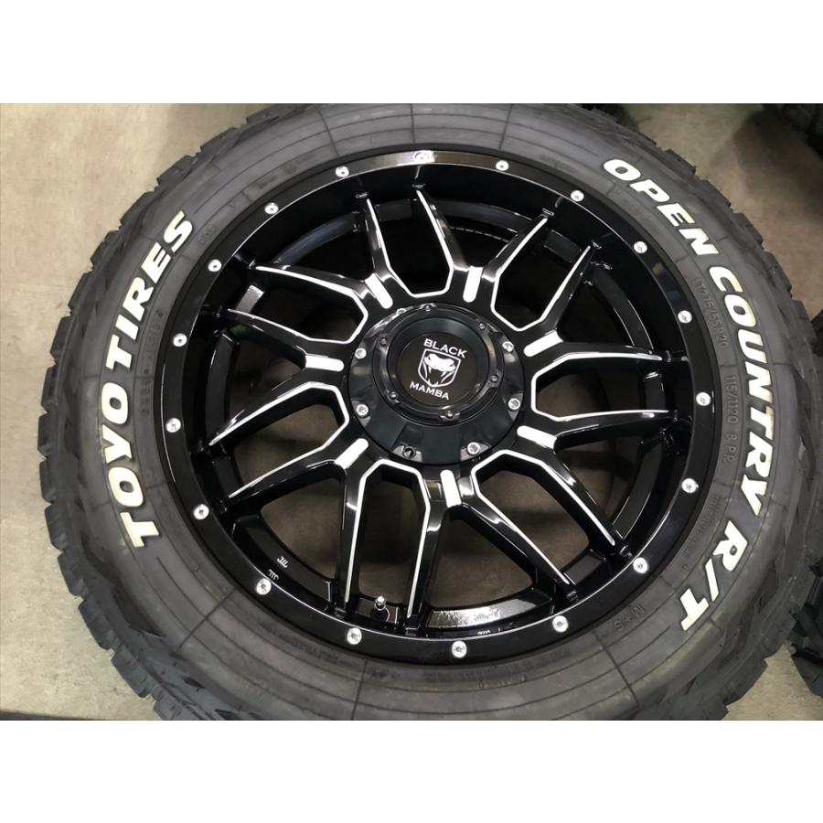 中古ホイール】Black Mamba JL TJ JKラングラー 20インチタイヤ 