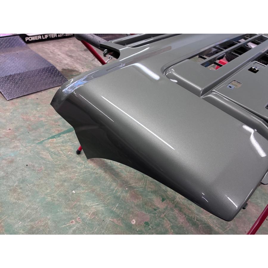 エブリイジョインフロントバンパー新車外し モスグレーメタリックに
