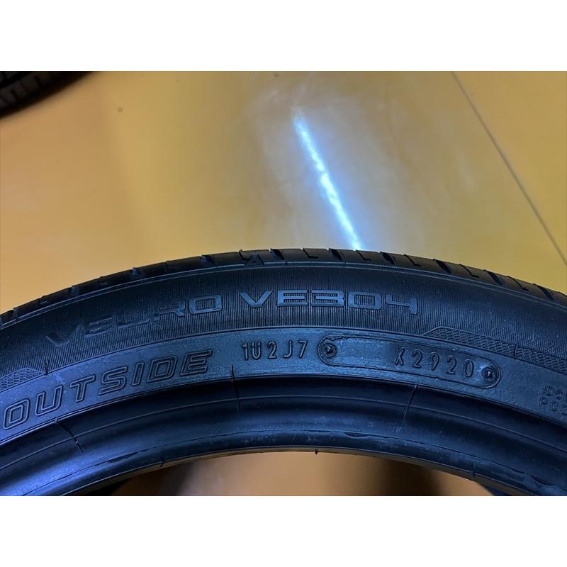 VEURO 【中古タイヤ】225/45R18 95W DUNLOP VE304 7分山x2本 クラウン 