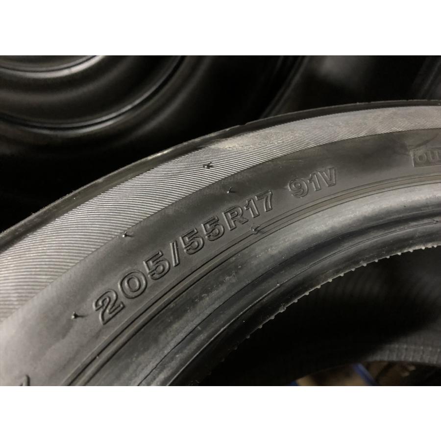 エコピア 【中古タイヤ】205/55R17 ブリヂストン LUFT RV 8分山×1本