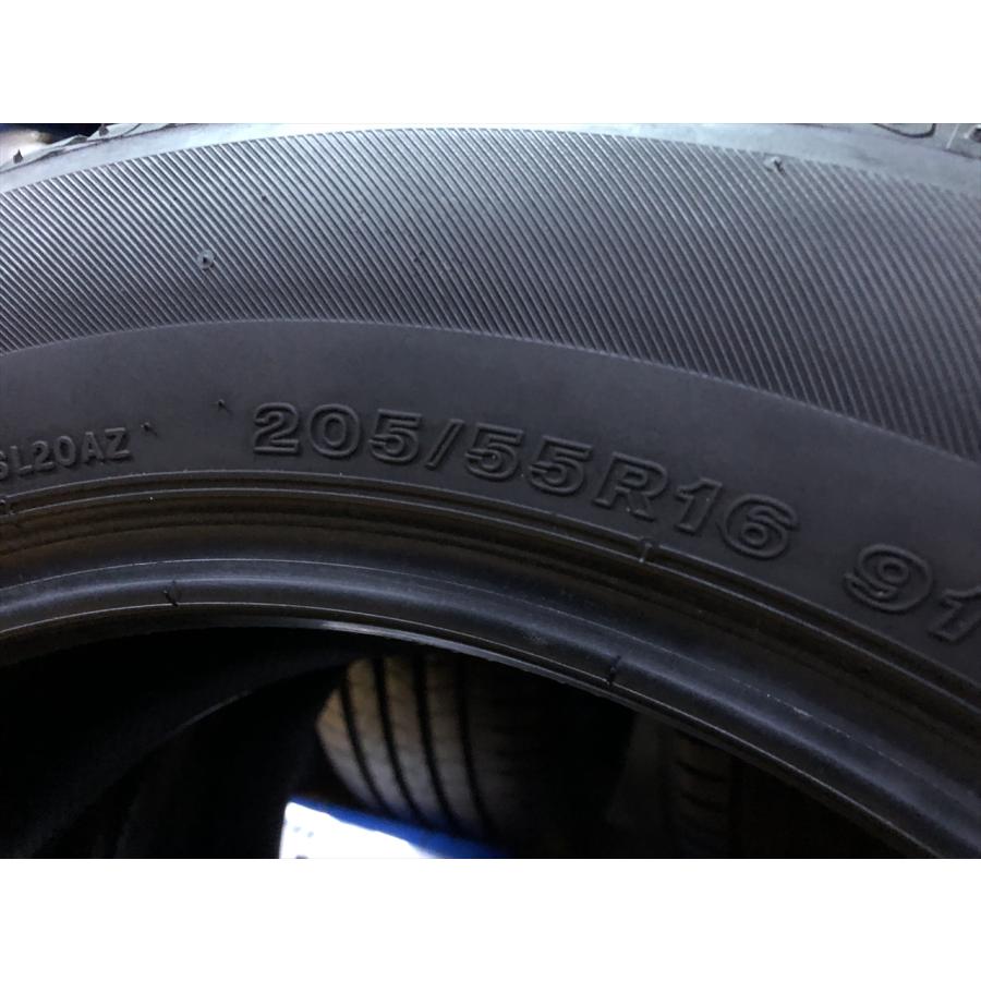 N-0431【中古タイヤ】205/55R16 SEIBERLING SL201 7~8分山×2本 86 BRZ 