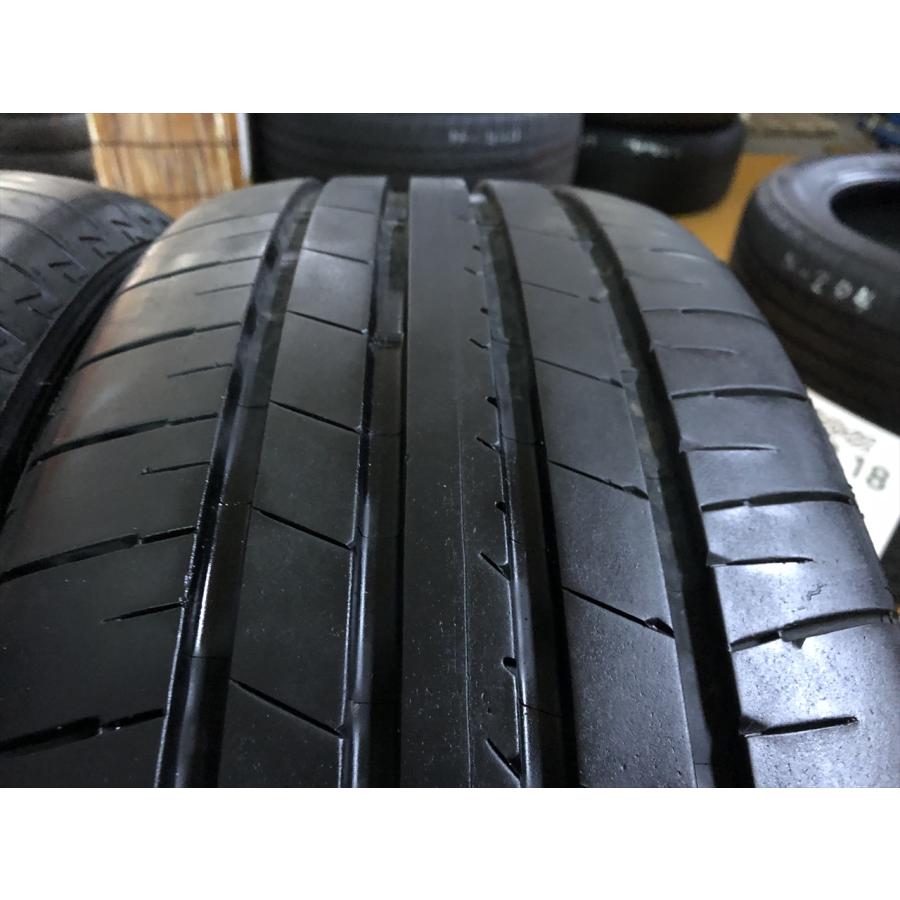 N-0562【中古タイヤ】215/55R18 ブリヂストン TURANZA T005A 8分山×2本 