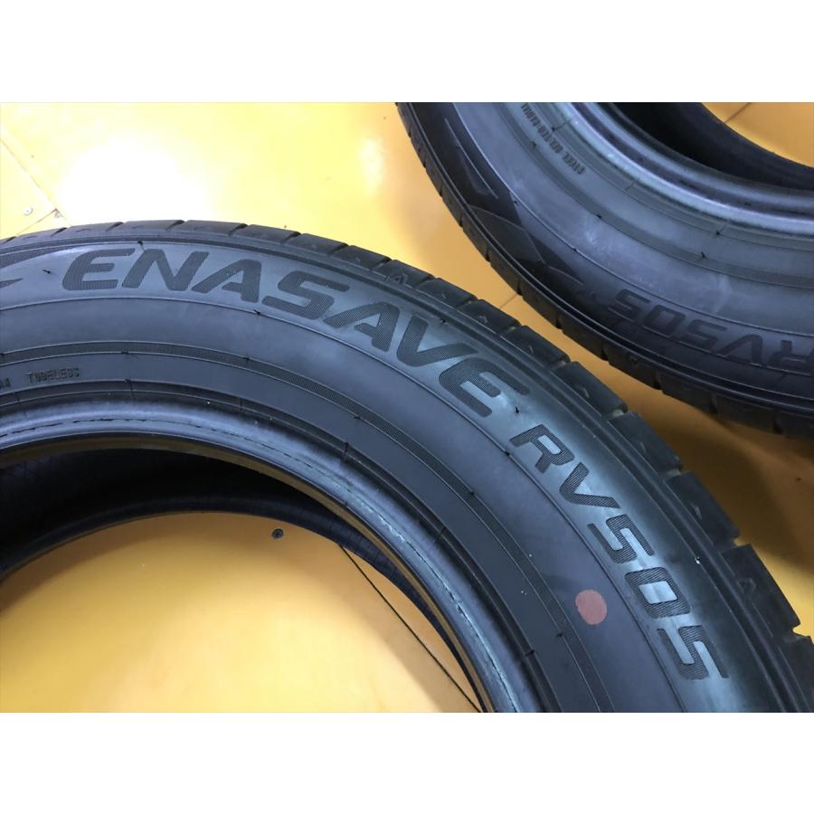 N-0578【中古タイヤ】215/60R16 DUNLOP ENASAVE RV505 8分山×2本 