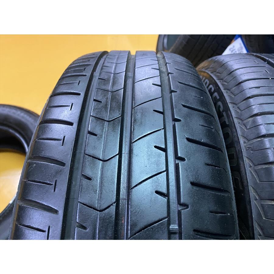 N-0711【中古タイヤ】215/60R16 ブリヂストン ECOPIA NH100RV 8分山×2 