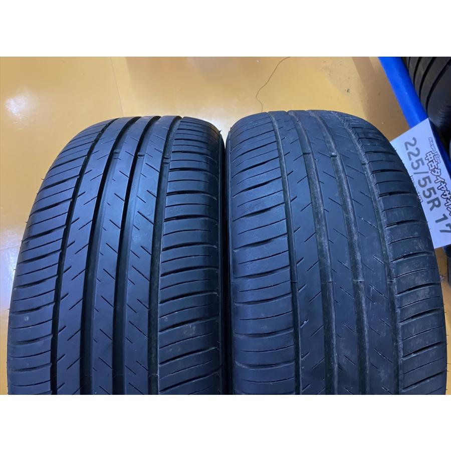 N-0716【中古タイヤ】205/55R16 KAPSEN S801 8分山×2本 86 BRZなど 