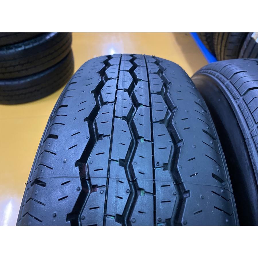 N-0814【新車外し】195/80R15 107/105N LT ブリヂストン ECOPIA R613 9.9分山 2本 NV350 ...