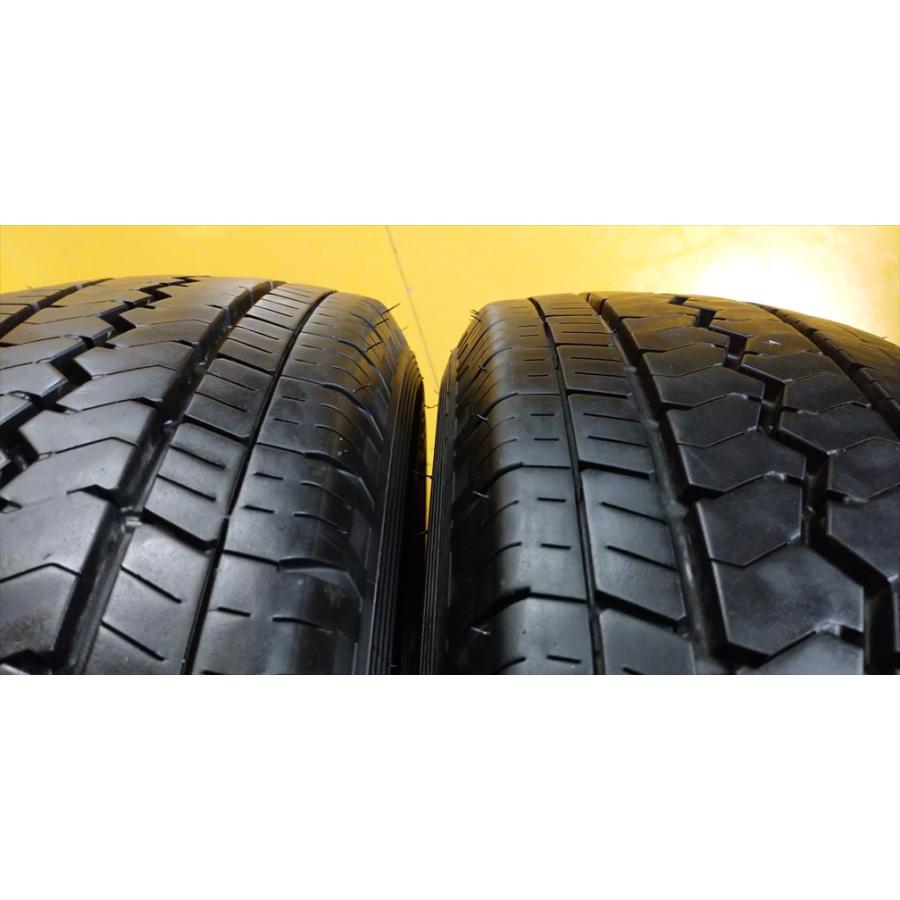 N-0859【中古タイヤ】195/70R15 106/104L LT TOYO V-02e 8分山 2本 
