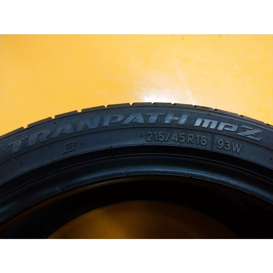 N-0914【中古タイヤ】215/45R18 TOYO TRANPATH mpZ 7分山×1本 SAI レガシィ【福岡 店頭交換も大歓迎】｜kagetire｜04