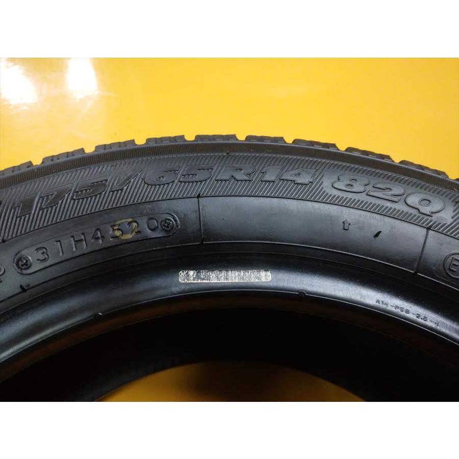 N-0922【中古スタッドレスタイヤ】175/65R14 TOYO OBSERVE GARIT GIZ 8〜9分山×4本【福岡 店頭交換OK】の画像