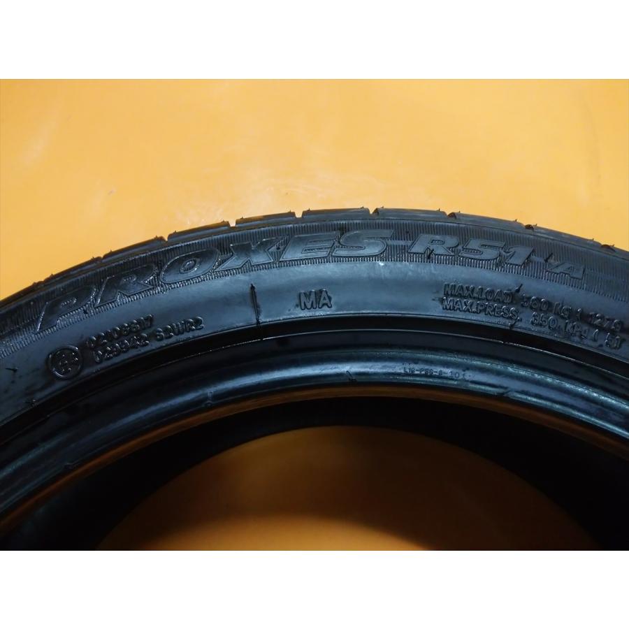 N-0926【中古タイヤ】215/45R18 TOYO PROXES R51A 8分山×2本 SAI レガシィ【福岡 店頭交換も大歓迎】｜kagetire｜05