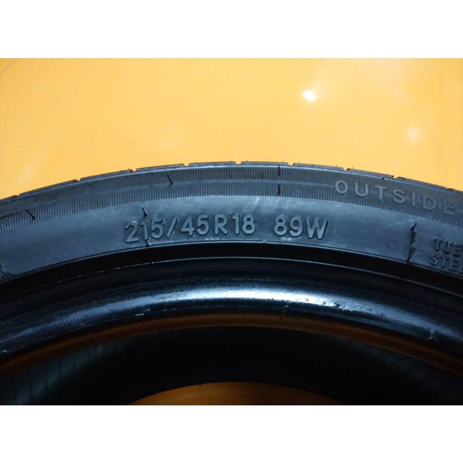 N-0926【中古タイヤ】215/45R18 TOYO PROXES R51A 8分山×2本 SAI レガシィ【福岡 店頭交換も大歓迎】｜kagetire｜06