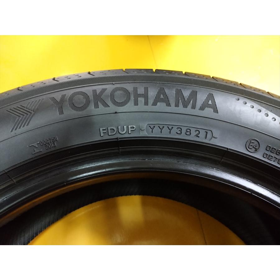 N-0974【中古タイヤ】225/55R17 YOKOHAMA BluEarth RV-02 8分山×2本 