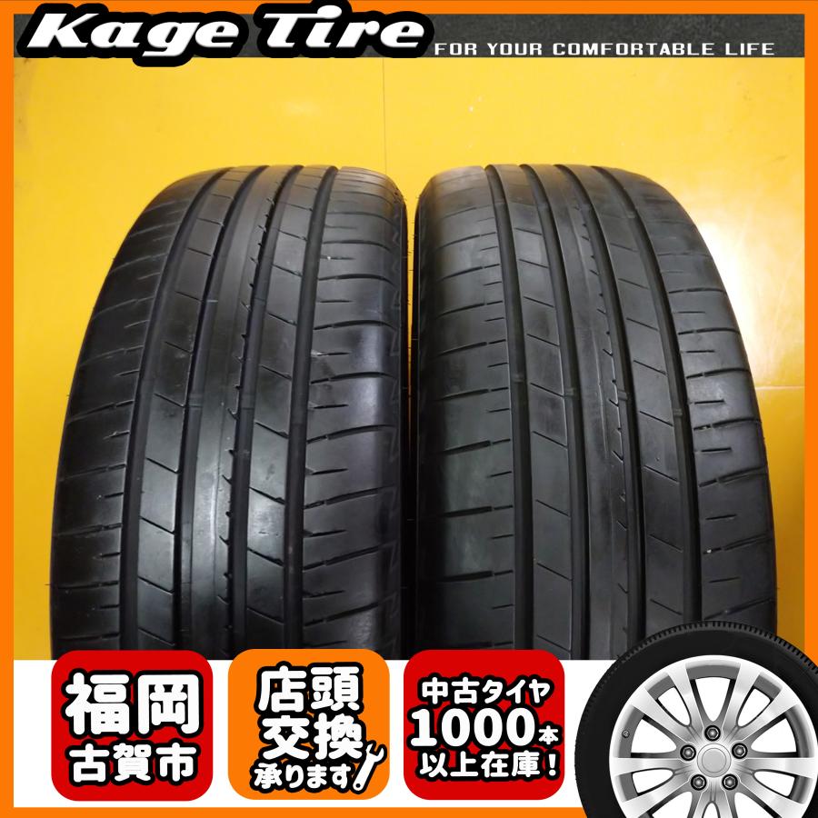 215/55R18 ブリヂストンTURANZA 22年製 N-0979【中古タイヤ】215/55R18 ブリヂストン TURANZA T005A 8分山×2本
