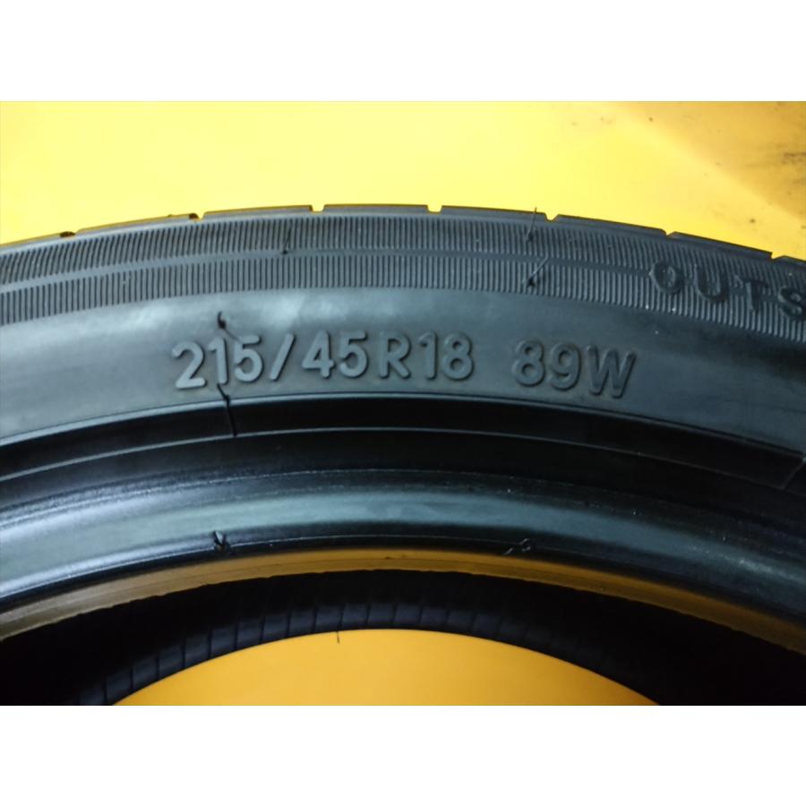PROXES N-0980【中古タイヤ】215/45R18 TOYO R51A 8分山×2本 SAI