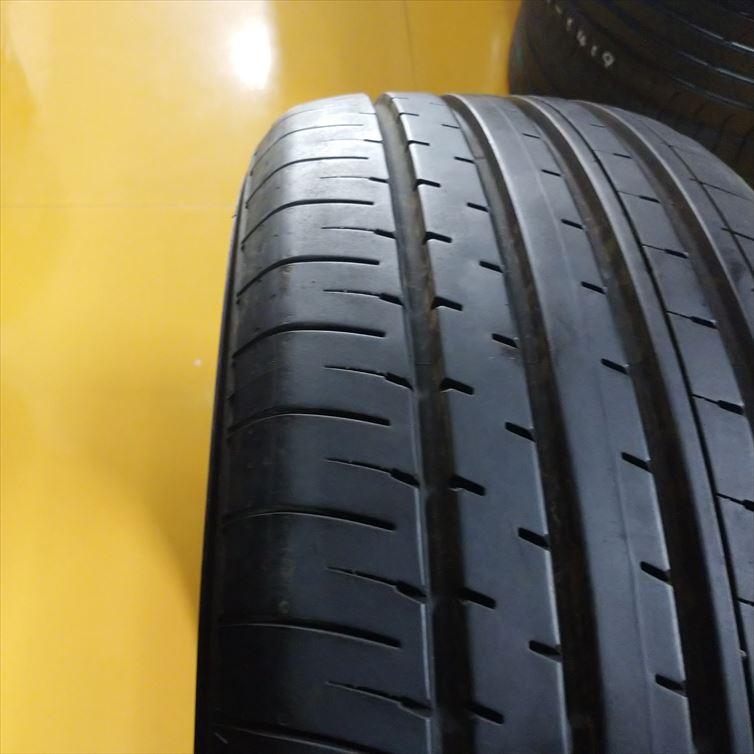 N-1473【中古タイヤ】225/55R18 YOKOHAMA BluEarth-XT AE61 8分山×1本 