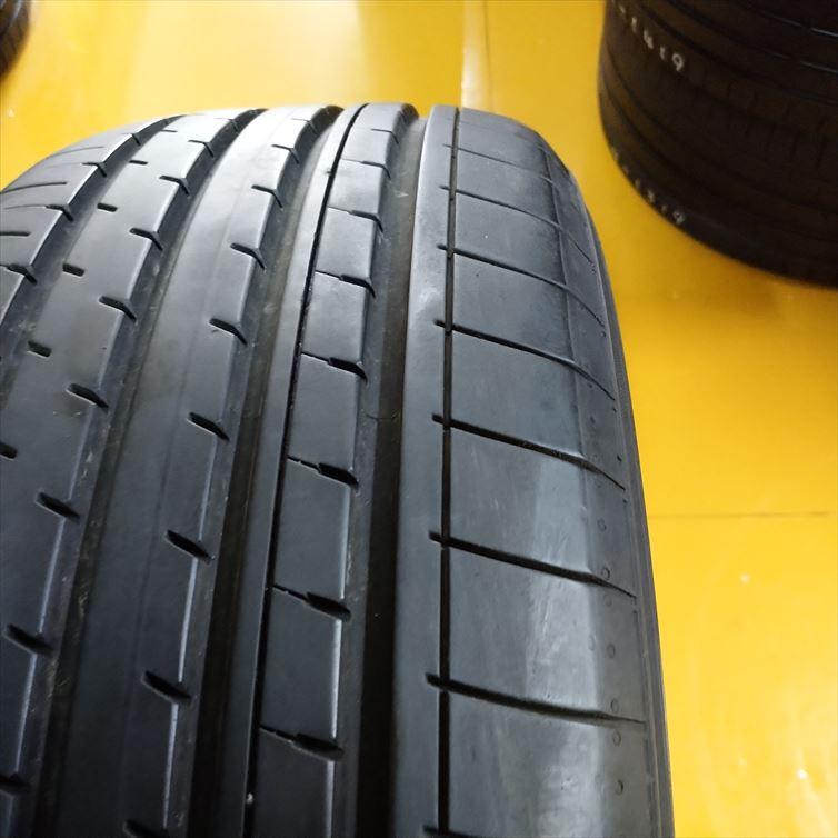 N-1473【中古タイヤ】225/55R18 YOKOHAMA BluEarth-XT AE61 8分山×1本 