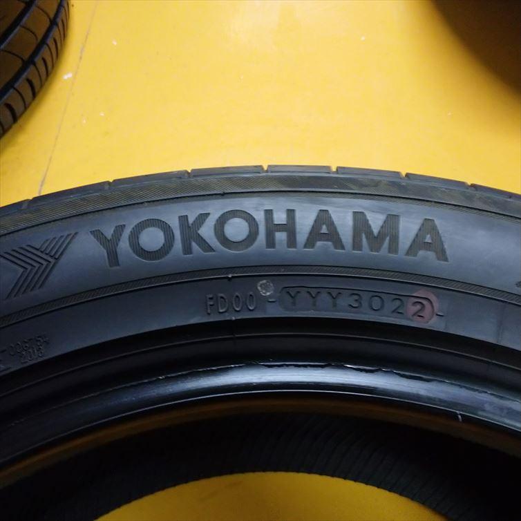 N-1473【中古タイヤ】225/55R18 YOKOHAMA BluEarth-XT AE61 8分山×1本 