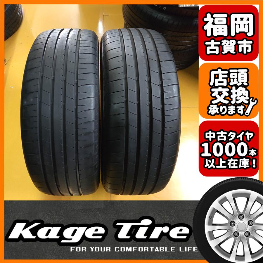 N-1635【中古タイヤ】215/55R18 ブリヂストン TURANZA T005A MA 9分山 