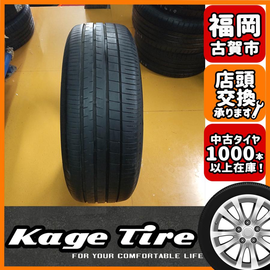 N-1654【中古タイヤ】215/60R17 DUNLOP VEURO VE304 8分山×1本 