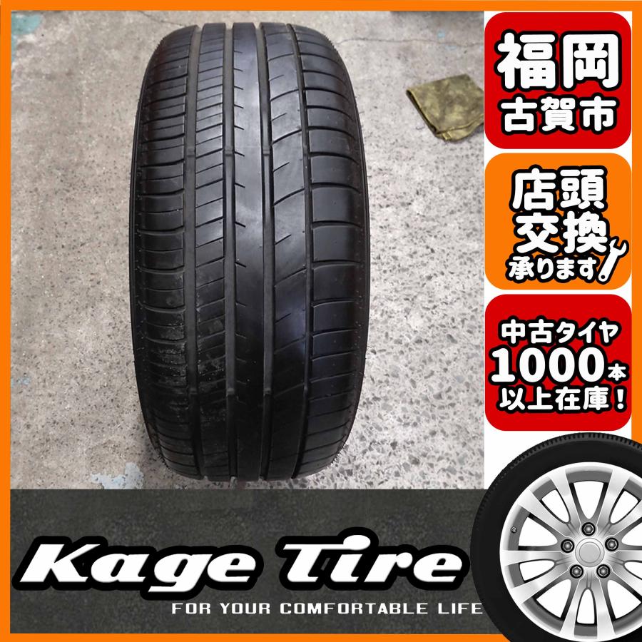 N-1839【中古タイヤ】235/50R18 GOODYEAR EfficientGrip RVF02 9.5分山 