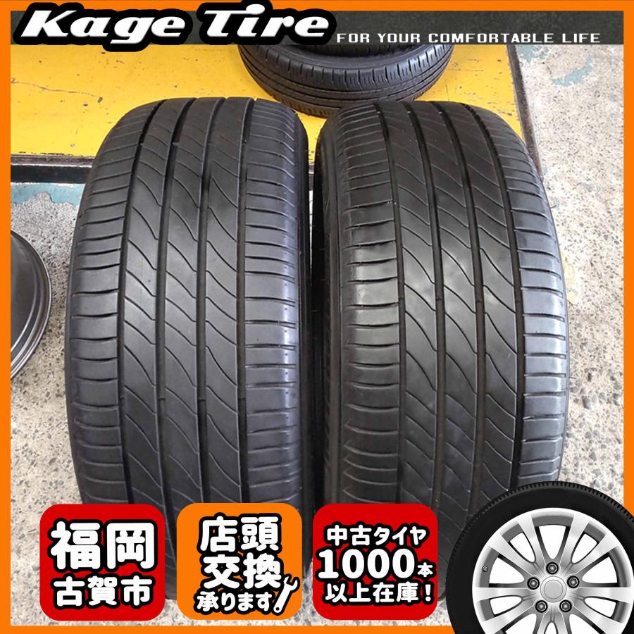 N-2100【中古タイヤ】215/55R17 MICHELIN PRIMACY 3ST 8分山×2本 