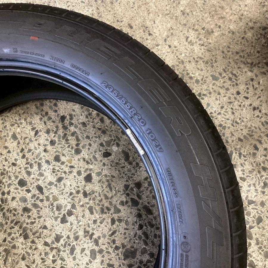 DUELER N-2168【中古タイヤ】235/55R20 ブリヂストン H/L 33A 8分山×2