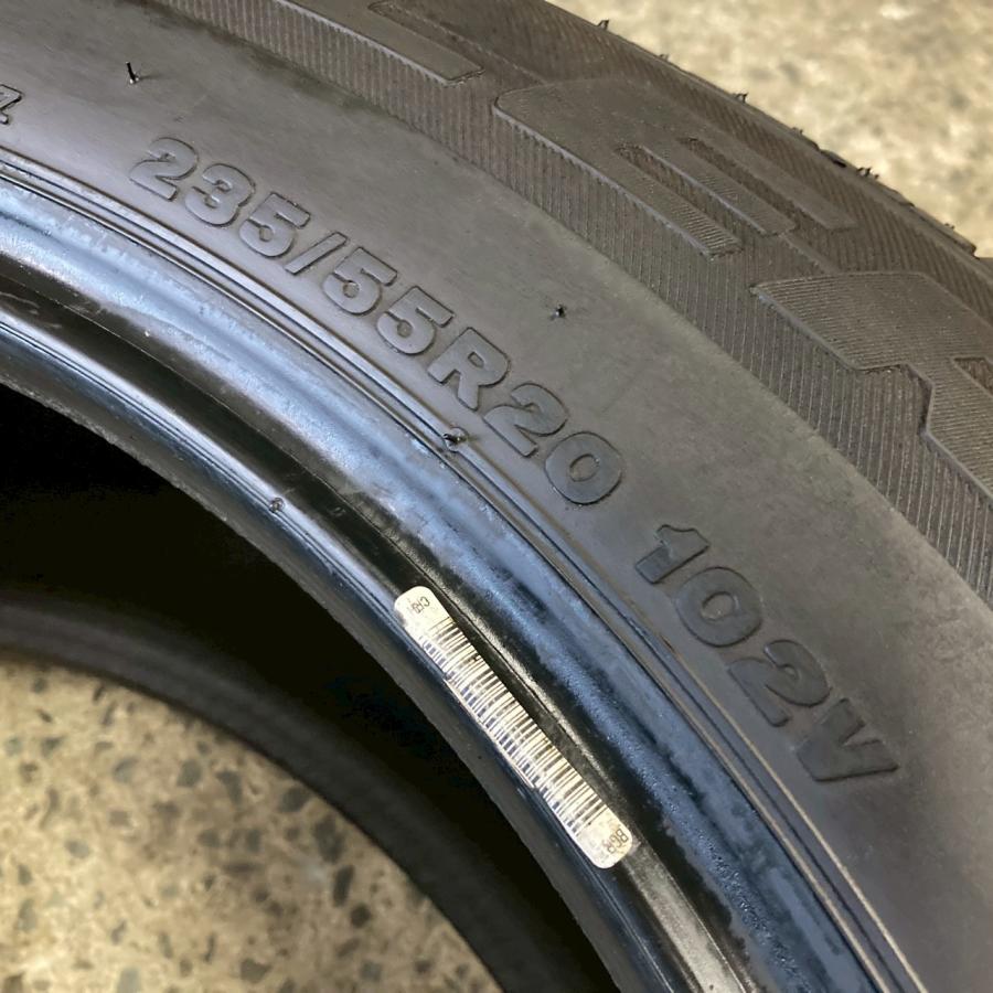 DUELER N-2168【中古タイヤ】235/55R20 ブリヂストン H/L 33A 8分山×2