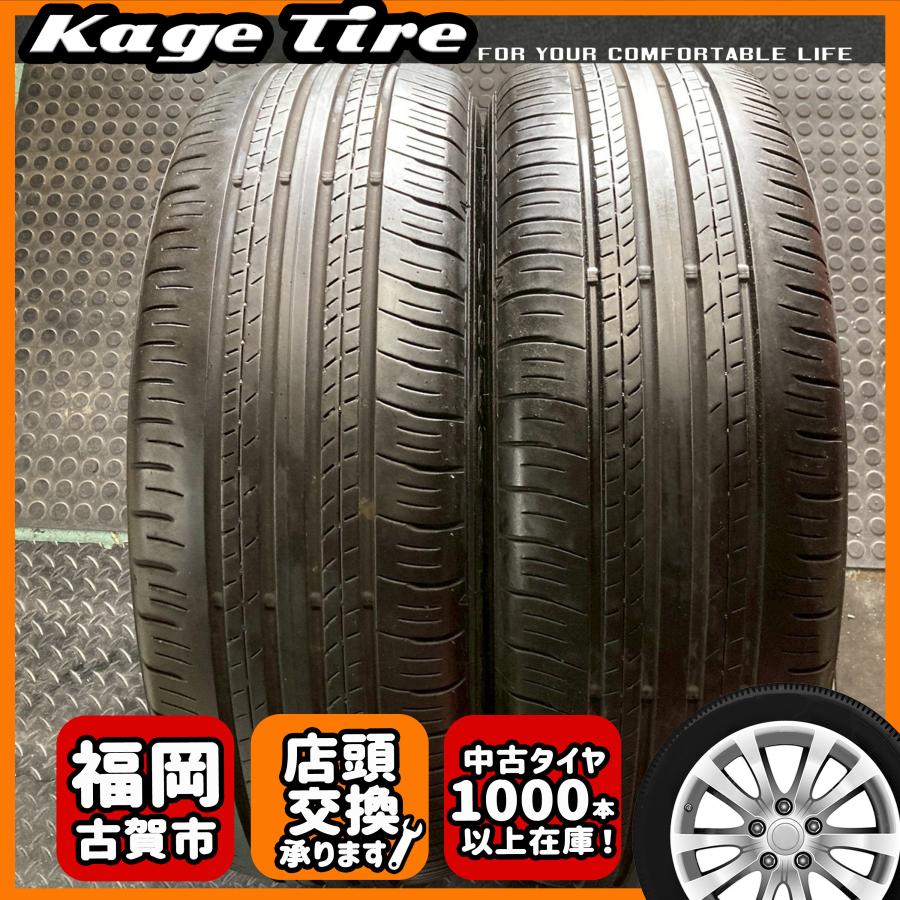 GRANDTREK N-2394【中古タイヤ】225/60R18 DUNLOP PT30 8分山×2本 RAV4 