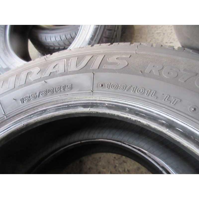 BRIDGESTONE（ブリヂストン） 【中古タイヤ】185/80R15 103/101 LT 