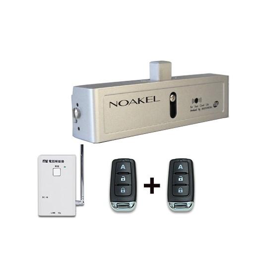 NOAKEL リモコンロック EXC-7500D-MEと室内解除スイッチセット NOAKEL リモコン錠 MEセット(本体1台 + リモコン2個 電話解錠器1台