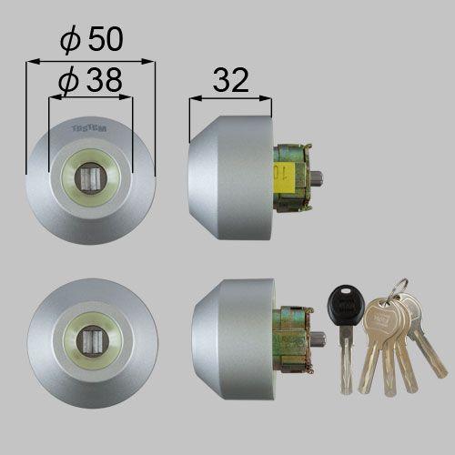 TOSTEM(トステム) 玄関ドア ジエスタ 交換用シリンダー SHOWA WX