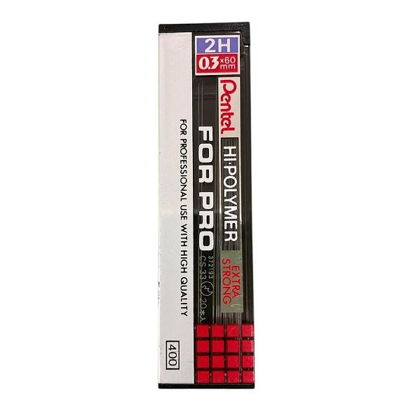 ぺんてる シャープ芯 ハイポリマー CS33 2H 0.3mm 20本入り : かぎり屋 - 通販 - Yahoo!ショッピング