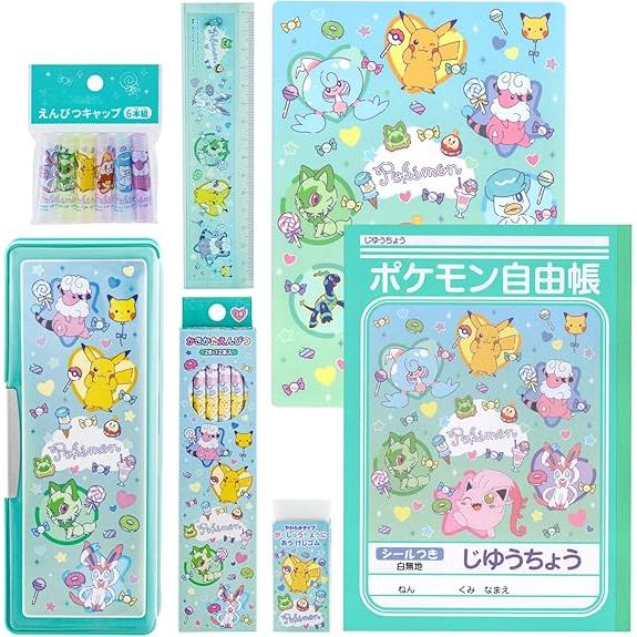 ショウワノート ポケットモンスター 文具セット ギフトセット 7点