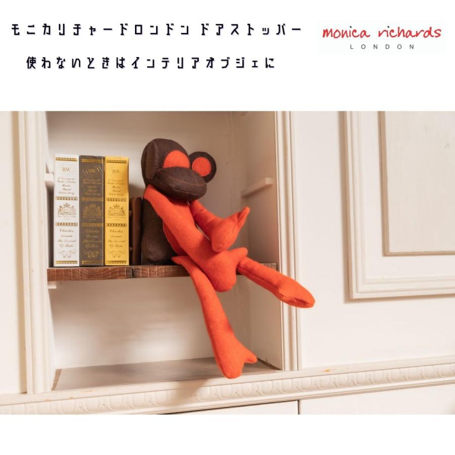 海外輸入 モンキー ドアストッパー モニカリチャードロンドン 室内 玄関 インテリア雑貨 英国雑貨 動物 アニマル かわいい 手数料安い Iniciatupyme Cl