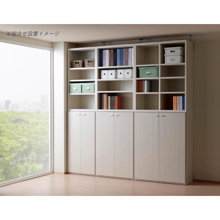 【値下げ中】収納棚◆扉付きシェルフ◆インテリア　(2503A⑧) 本棚 収納棚 扉付き おしゃれ 完成品 扉 ドア 収納 ラック 60 cm 壁面