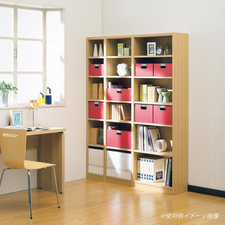 コミックラック ブックラック ラック 本棚 収納棚 整理棚 収納ラック カラーボックス 高さ180cm 奥行29cm 幅45cm〜60cmの画像