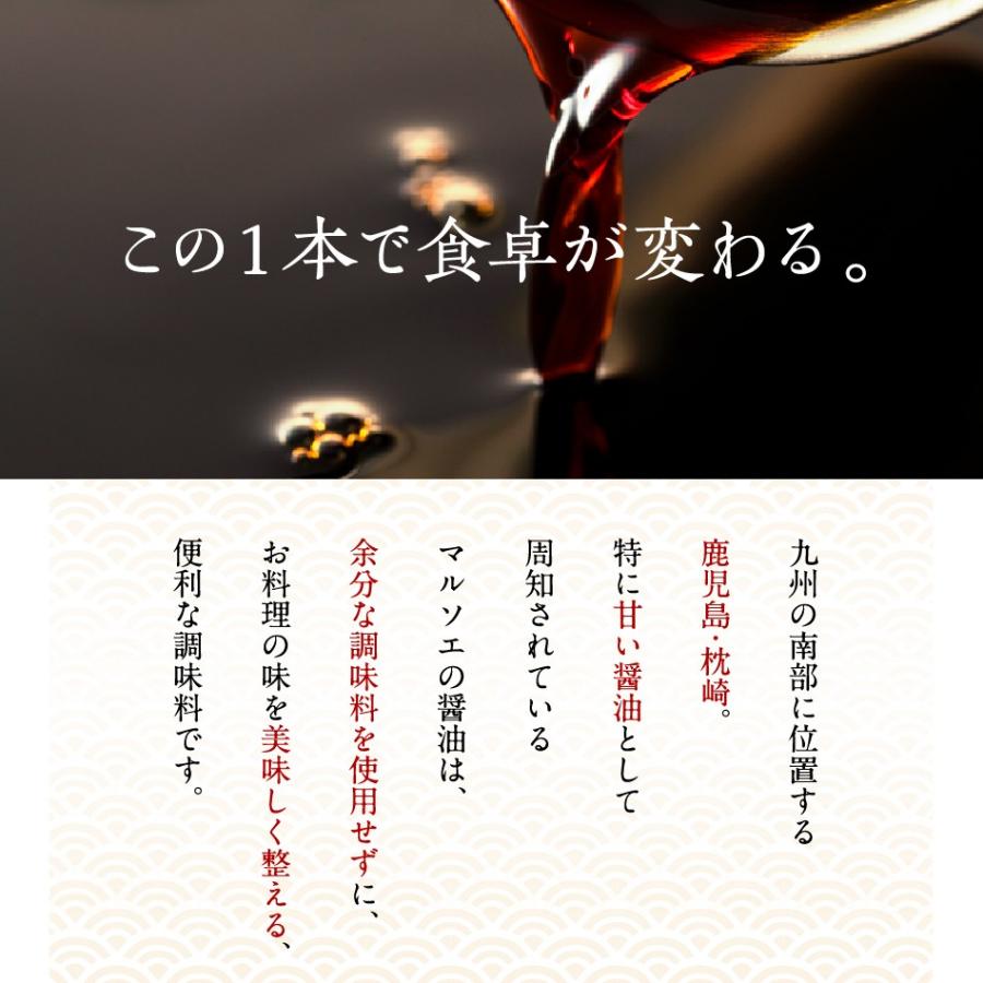 マルソエ醤油 さしみ 醤油 太陽 1L×6本｜kago-cyoku｜03