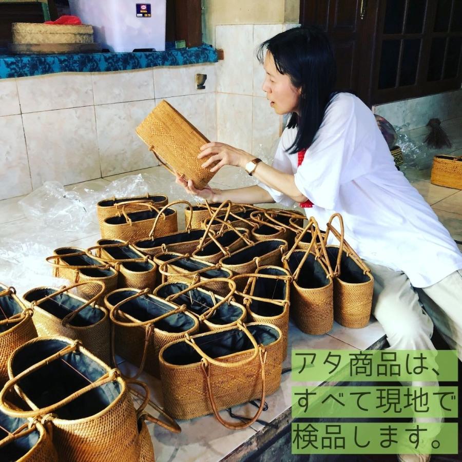 小物入れ アタ雑貨 バリ島 エスニックインテリア 収納かご おしゃれ だ  