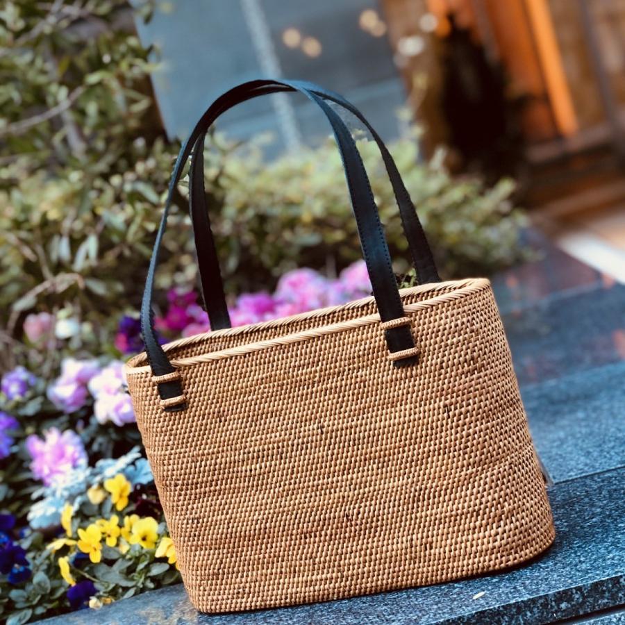 アタバッグ カゴバッグ バリ島 カジュアル モダン ショルダー  