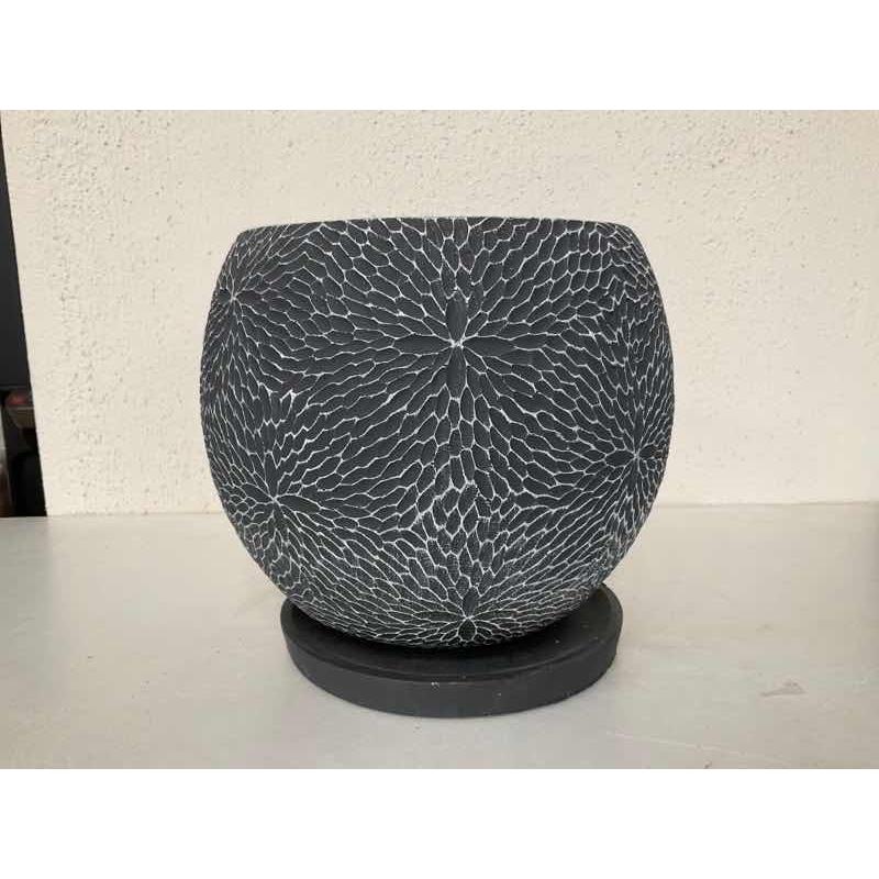 陶器鉢 万華鏡ブラック : 花郷園 KAGOEN NURSERY - 通販 - Yahoo