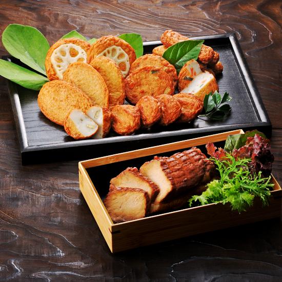 さつまあげ・黒豚チャーシューセット（TSY-C5）＜月揚庵＞ : かごしま