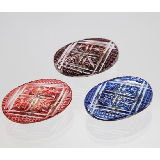 【未使用品】大理石　工芸品　大理石ループタイ アクセサリー 天然石 煌めきのサンド 高級 手作り】ループタイ アクセサリー 【薩摩切子
