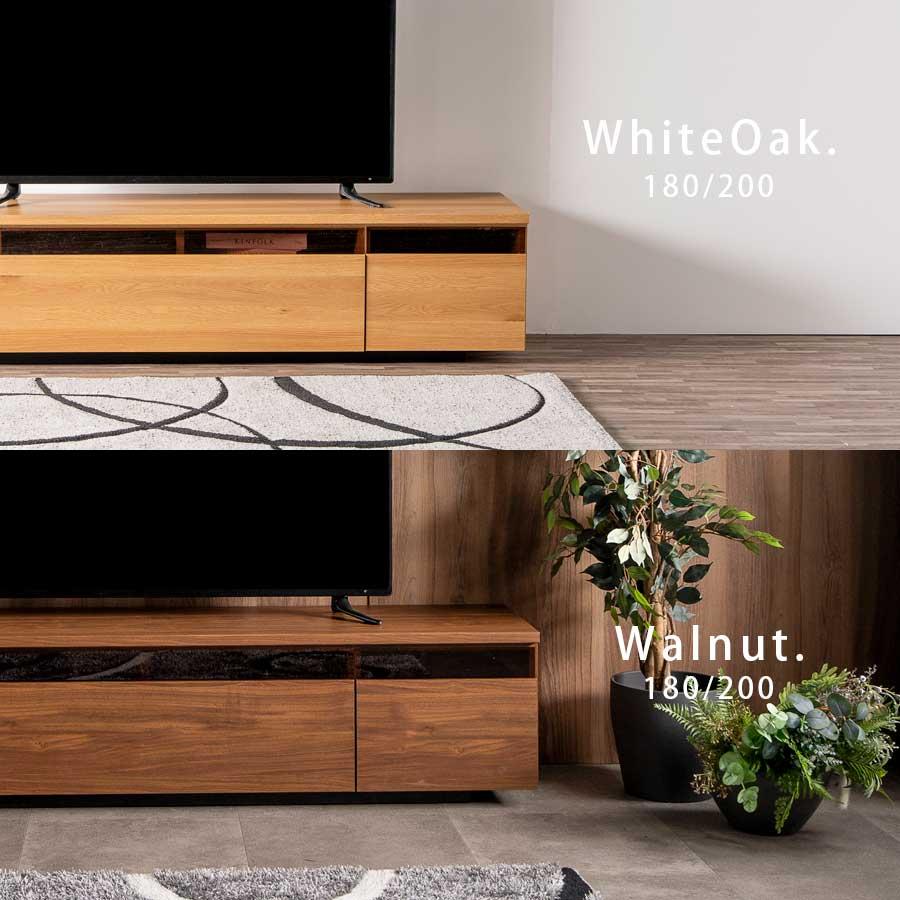 テレビ台 テレビボード 幅180 幅200 完成品 日本製 大川家具 ブラウン