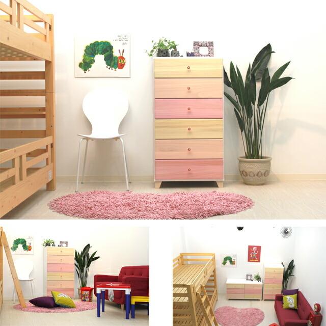 14時までの注文で即日配送 大川家具 ハイチェスト 日本製 チェスト