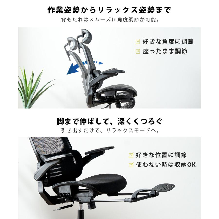 オフィスチェア デスクチェア メッシュ ワークチェア 人間工学