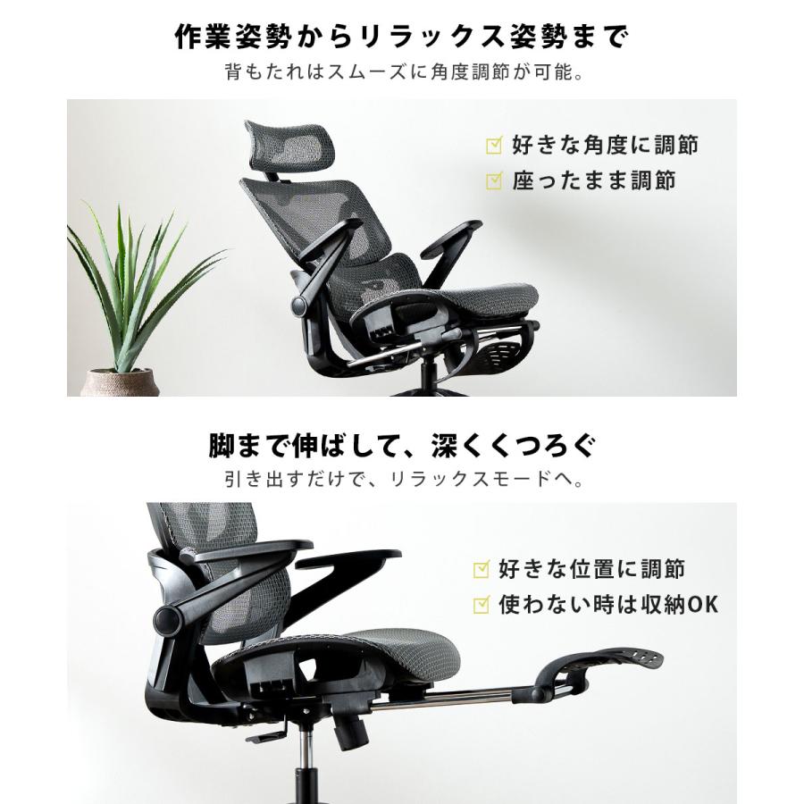 オフィスチェア デスクチェア メッシュ ワークチェア 人間工学