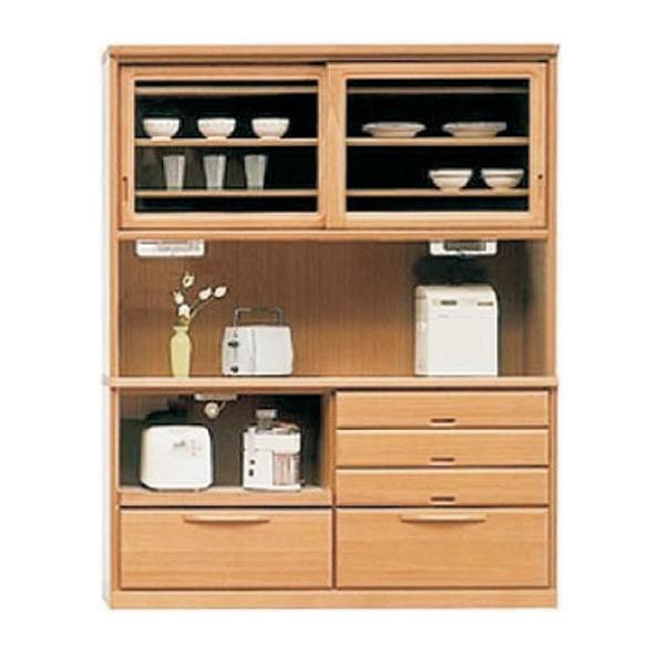 155幅レンジボード幅155cm レンジ台ガラス扉食器棚 レンジ台北欧木製155幅キッチン収納コンセント付シンプルタモ材 Mr1 724 大川家具matsumoto 食器棚ダイニングボードモダンアウトレット価格並