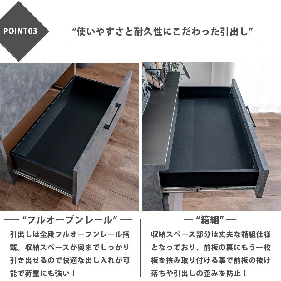 キッチンカウンター 幅80 レンジ台 日本製 完成品 キッチン収納 引出し モダン 北欧 おしゃれ コンパクト 高さ85cm 大川家具Matsumoto アウトレット価格並_6